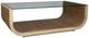 Uttermost® Farrington Glass Top Coffee Table with Driftwood Gray Base-0