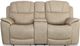 Flexsteel® Crew Pebble Power Reclining Loveseat with Console and Power Headrests and Lumbar-1