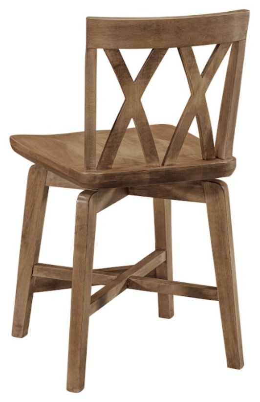 Archbold Furniture Customizable Amish Essentials Emmett Swivel Stool-1