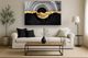 Classy Living Abstract Gold Circle Wall Art-1