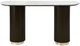 ACME Furniture Clayten White Marble Top Sofa Table with Espresso Base-3