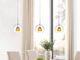 Cal® Lighting & Accessories Clear Yellow Mini Pendant-1