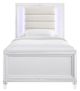 Elements International Twenty Nine White Youth Twin Bed-1