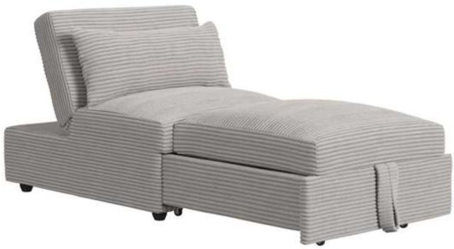 Elements International Pluto Gray Sleeper Chair-4