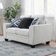 Furniture of America® Enea Light Gray Loveseat-3