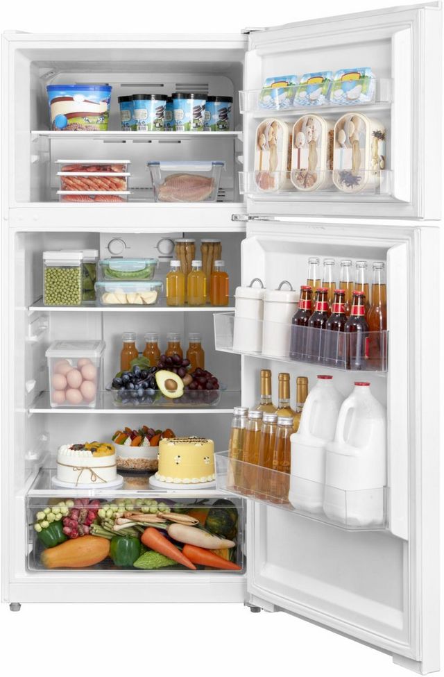 Danby® 28" 14.2 Cu. Ft. White Counter Depth Top Freezer Refrigerator-5