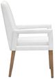 Magnussen Home® Lindon Sauve Blanco Upholstered Dining Arm Chair-2