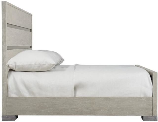 Bernhardt Foundations Light Shale Queen Panel Bed-2