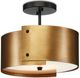 Currey & Company Ritsu Antique Brass Semi-Flush Lighting-0