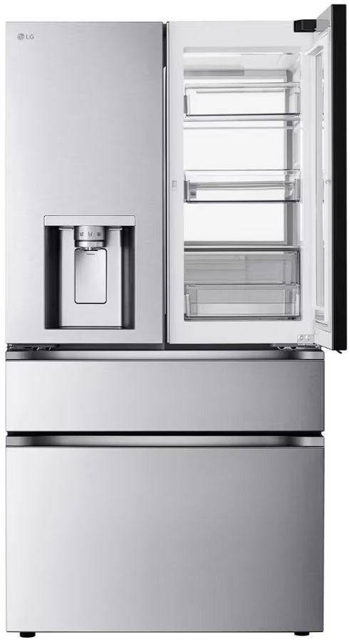 LG 36" 28.6 Cu. Ft. PrintProof™ Stainless Steel Standard Depth MAX 4-Door French Door Refrigerator with Craft Ice and Mini Craft Ice-1