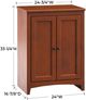 Whittier Wood® Furniture Customizable McKenzie 24" Wide Cabinet-1