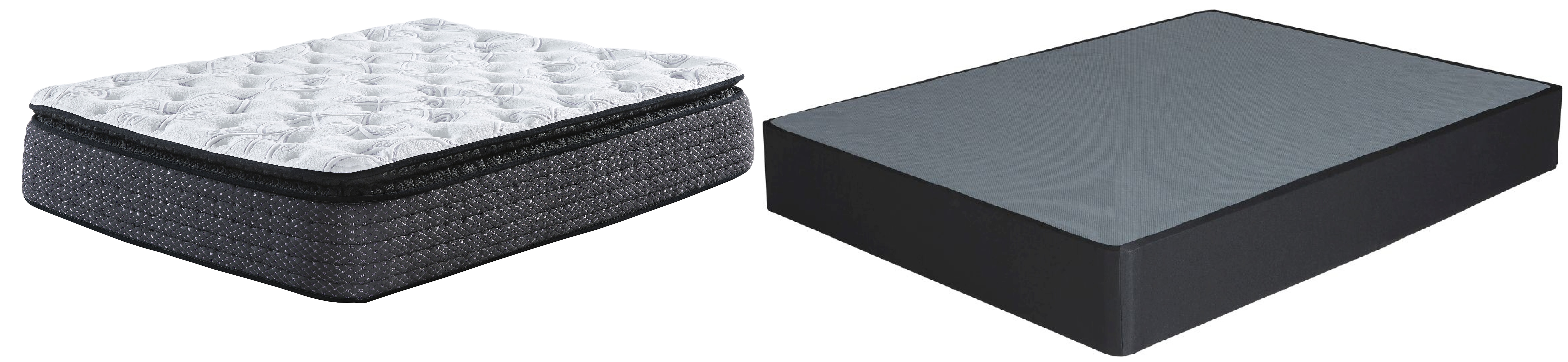 Sierra Sleep® by Ashley® M627 Limited Edition Hybrid Pillow Top Plush Queen Mattress and Foundation Set
