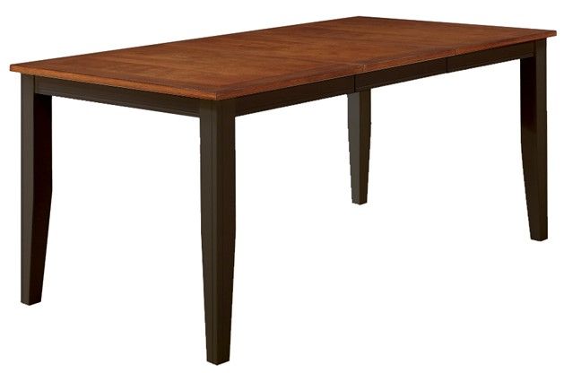 American Wholesale Furniture 5-Piece Black/Cherry Dining Set-1