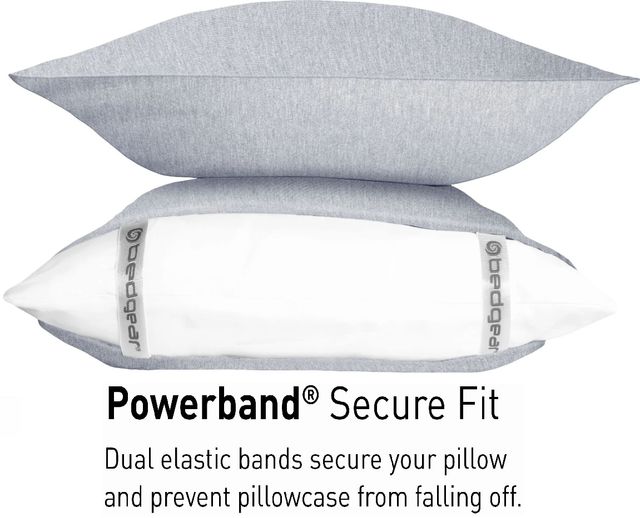 BEDGEAR® Flannel Performance® 4-Piece Light Gray Queen Sheet Set-4