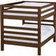 Crate Designs™ Furniture Brindle Queen/Queen Tall Ladder End Bunk Bed-0