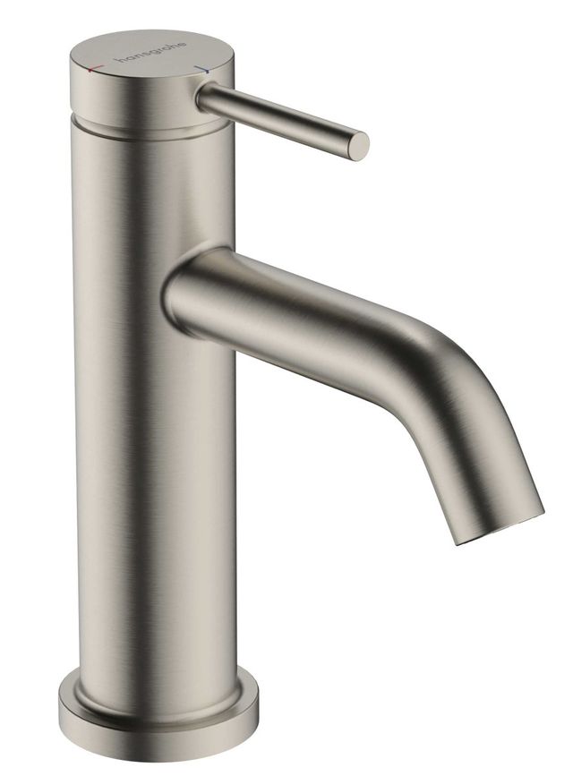 Hansgrohe Tecturis S Brushed Black Chrome Single-Hole Faucet 80 with Pop-Up Drain-0