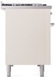 Ilve® Nostalgie II Series 48" Antique White Pro Style Dual Fuel Range-3