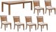 Liberty Furniture Shaker Lakes 7-Piece Harvest Brown/Taupe Optional Rectangular Table Set-0