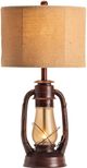 Crestview Collection Lauren Red Table Lamp-1