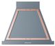 Ilve® Nostalgie II Noblesse 30'' Blue Gray Wall Mounted Range Hood with Copper Trim-0