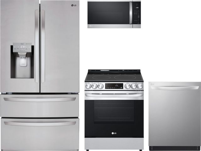 LG 4 Piece Stainless Steel Kitchen Package