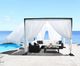 CabanaCoast® Customizable Brighton Wicker Outdoor Swivel Glider Chair-3