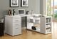 Monarch Specialties Inc. Espresso L Shaped Corner Desk-1