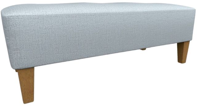 Best® Home Furnishings Customizable Kenai Bench with Honey Birch Legs and Two Pillows-0