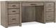 aspenhome® Modern Loft 2-Piece Greystone Desk-1
