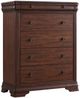 Elements International Phillipe Cherry 5-Drawer Chest-0