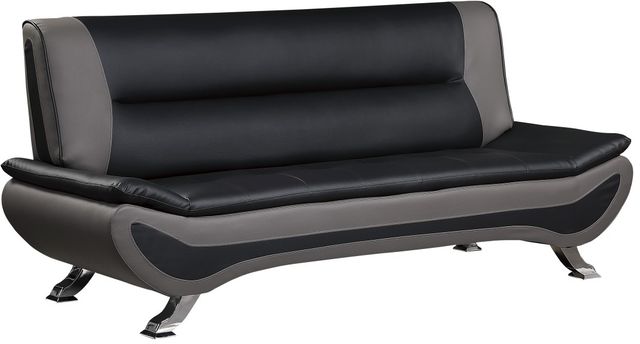 Homelegance® Veloce Black/Gray Sofa-0
