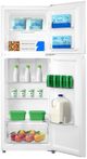 Midea® 22" 10.1 Cu. Ft. Stainless Steel Look Top Freezer Refrigerator-4