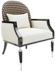 Michael Amini® La Francaise Black/Cafe Accent Chair-0