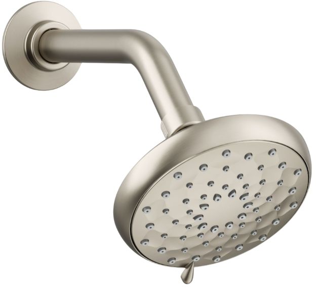 KOHLER® Awaken® B110 Vibrant Brushed Nickel 2.5 GPM 3-Function Showerhead-0