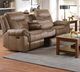 American Wholesale Furniture Knoxville Brown Manual Reclining Sofa-3