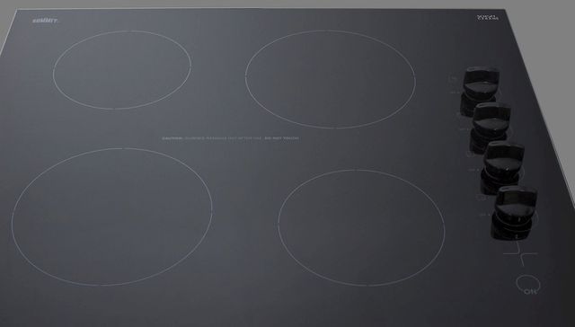 Summit® 24" Black Electric Cooktop-2