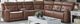 Liberty Furniture Beckham 6-Piece Aline Saddle Leather Leather Power Reclining Curved Sectional-0