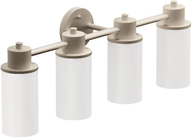 Moen® Iso™ Brushed Nickel Four Globe Bath Light-0