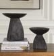 Uttermost® Shadow 2-Piece Matte Dark Brown Pedestal Bowl Set-1