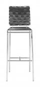 Zuo® Criss Cross Black Set of 2 Bar Chair-1