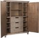 aspenhome® Foundry Weathered Stone Door Chest-1