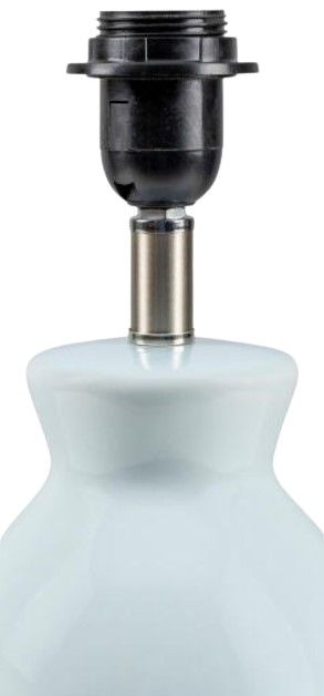 Surya Stella Glazed Blue 8" Table Lamp-3
