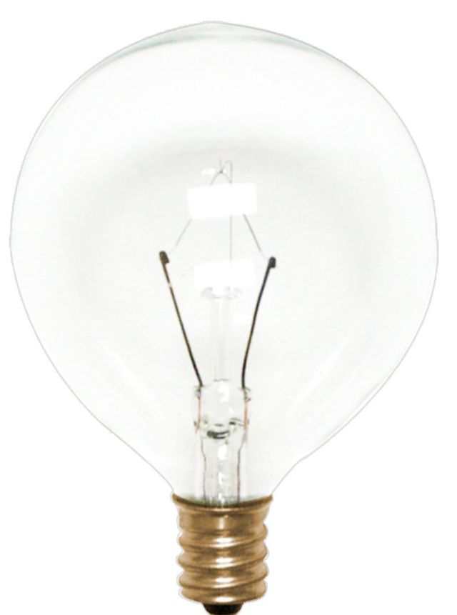 Renwil® Orb Set of 3 5W Clear Glass Light Bulbs-0