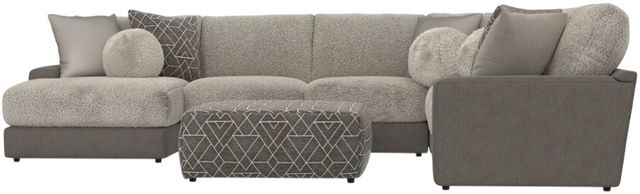 Jackson Furniture Canyon 5-Piece Fawn/Umber Left-Arm Facing Sectional and Ottoman-3