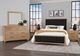 Artisan & Post by Vaughan-Bassett Crafted Cherry Bedroom by Ben & Erin Napier Black Fab/Bleached Cherry California King Upholstered Panel Bed-1
