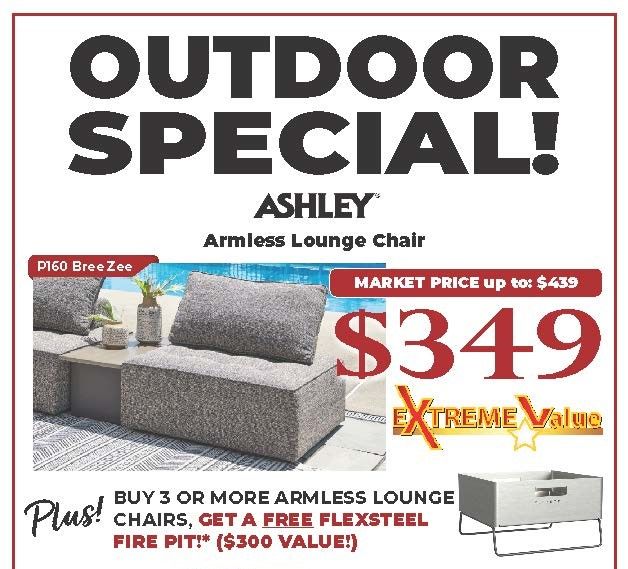Signature Design by Ashley® Bree Zee Brown Outdoor Lounge Chair with Cushion-1