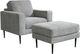 Signature Design by Ashley® Hazela Charcoal Chair-4