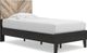 Signature Design by Ashley® Piperton 4-Piece Two-Tone Brown/Black Twin Panel Platform Bed Set-1
