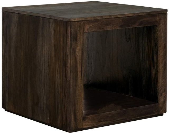 International Furniture Direct Balam Black End Table-0