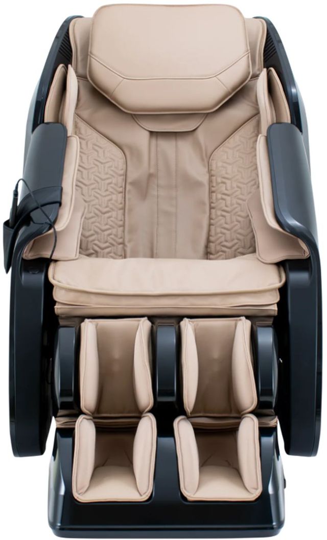 Cozzia® Champagne/Black Power Massage Chair-1